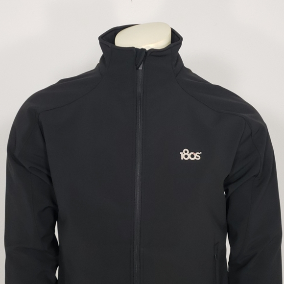 18OS BLACK SOFTSHELL JACKET MEN'S S - Picture 4 of 8